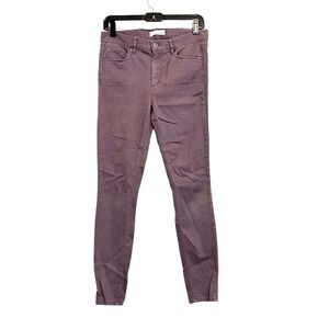 2/$30 Loft - Purple Mid Rise Legging Pants Skinny Stretch Casual Workwear